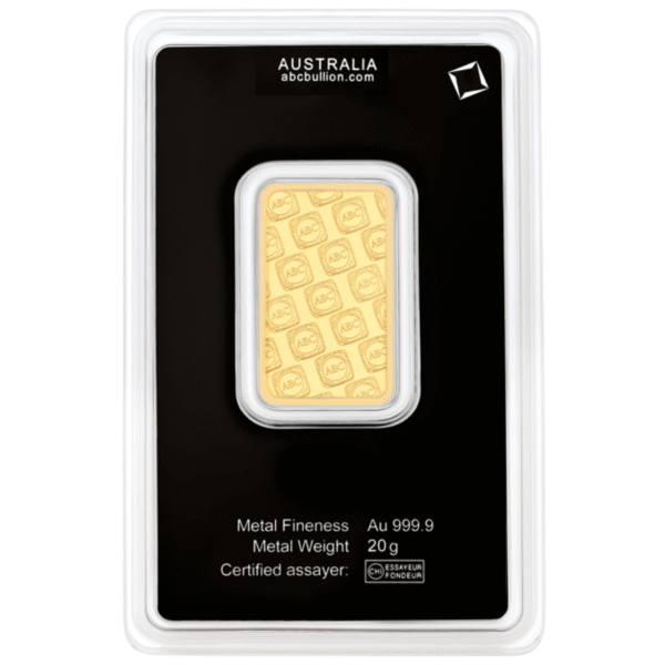 20g ABC Gold Minted Bar 20g ABC Gold Minted Bar