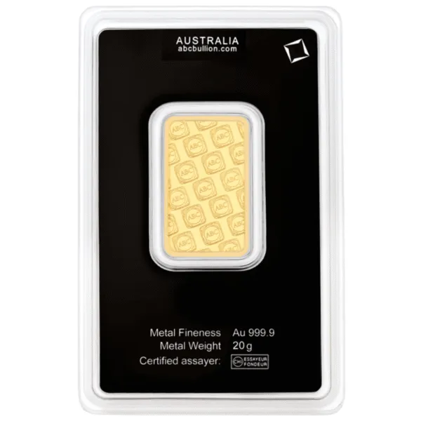 101771 - Packaging OBV 20g ABC Gold Minted Bar 20g ABC Gold Minted Bar