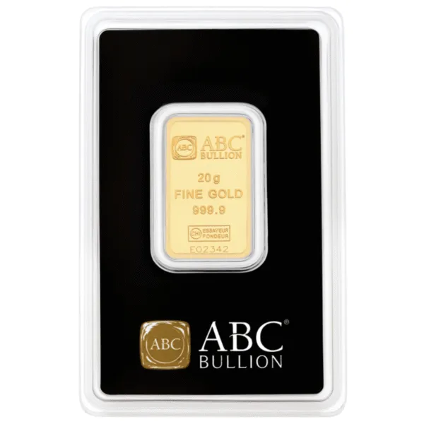 101771 - Packaging REV 20g ABC Gold Minted Bar 20g ABC Gold Minted Bar