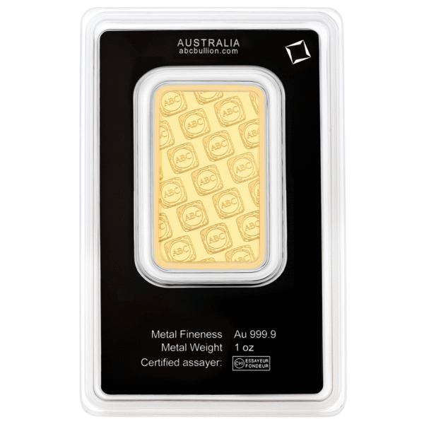 1oz ABC Gold Minted Bar 1oz ABC Gold Minted Bar