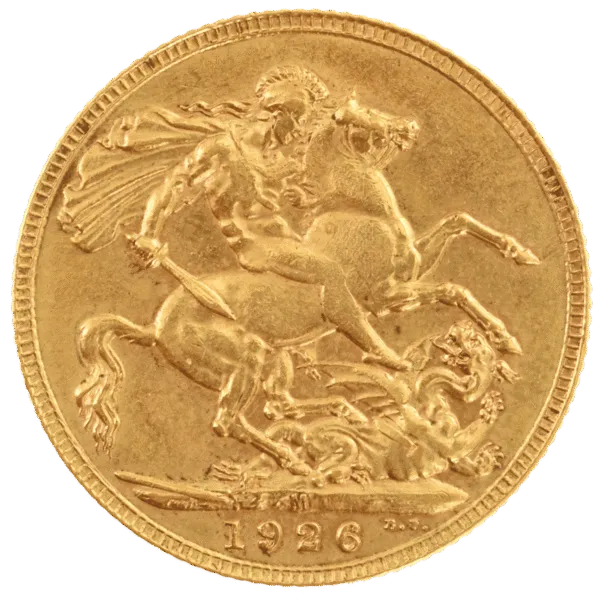 101377 - Reverse 1926M George V Sovereign Extra Fine 1926M George V Sovereign Extra Fine