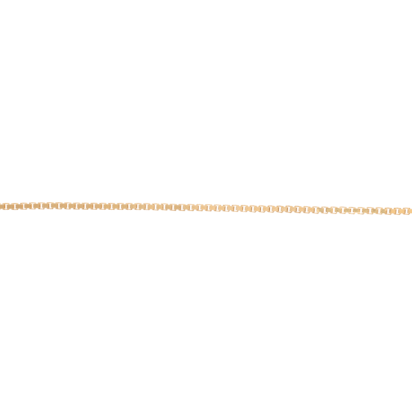 18ct YG Box Chain 60cm 2.7mm box chain