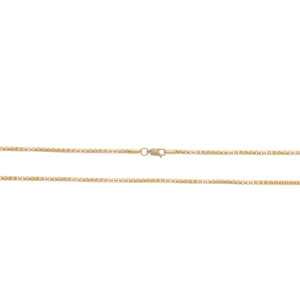 18ct YG Round Box Chain 50cm 2.5mm 18ct YG inca chain 50cm 2.5mm