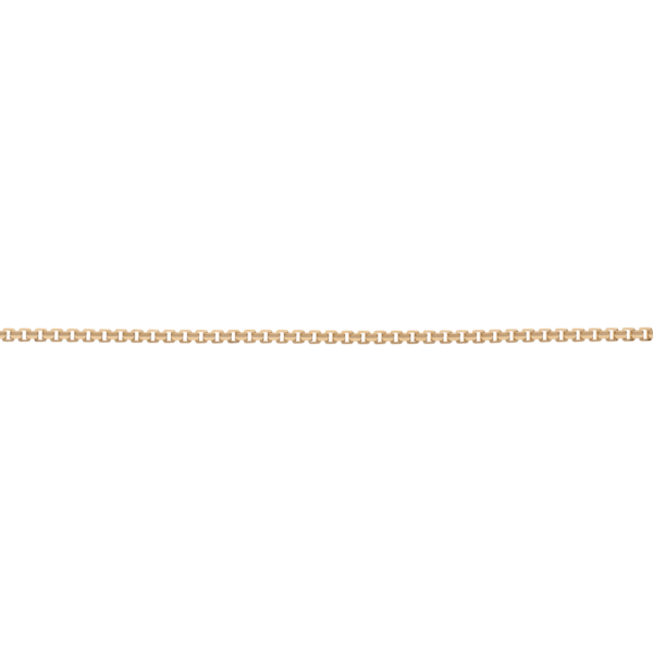 18ct YG V-Cut Box Chain 50cm 2.53mm vcut box chain