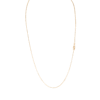18ct YG Bar Chain 50cm 1.05mm bar chain