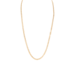 18ct YG Flat Curb Chain 50cm 4mm gold curb chain