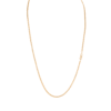 18ct YG Flat Curb Chain 2.1mm 50cm curb chain