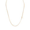 18ct YG Flat Curb Chain 2.1mm 55cm curb chain