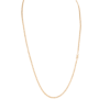 18ct YG Flat Curb Chain 2.1mm 60cm curb chain
