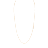 18ct YG Round Bright Foxtail Chain 55cm 0.90mm foxtail chain