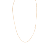 18ct YG Square Foxtail Chain 45cm 0.80mm foxtail chain