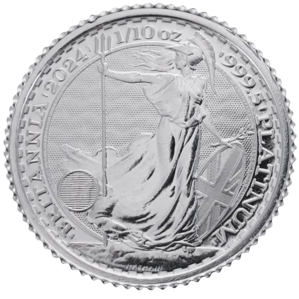 101789 - 2024 Britannia 1/10oz Platinum Coin (Secondary) 1/10oz Platinum Coin (Secondary)