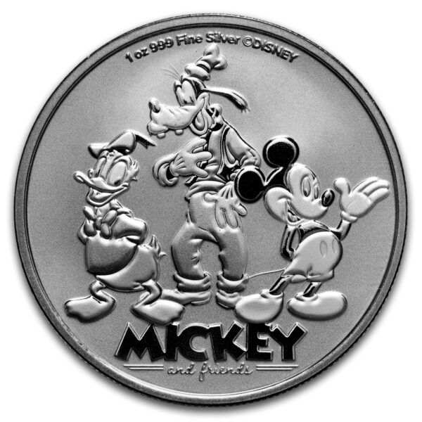 2025 1oz Silver Coin Disney Mickey & Friends Disney