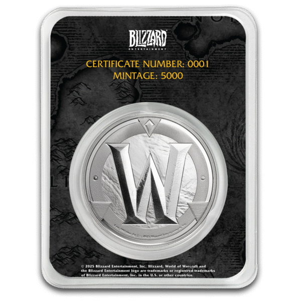 2025 1oz Silver World of Warcraft WoW® Token