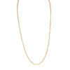 18ct YG Round Box Chain 60cm 2.5mm round box chain