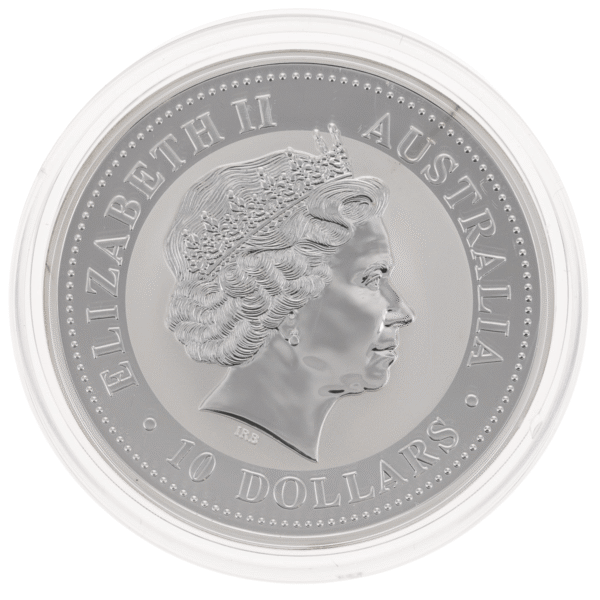1999 10oz Perth Mint Silver Lunar Rabbit Coin Series 1 silver lunar rabbit