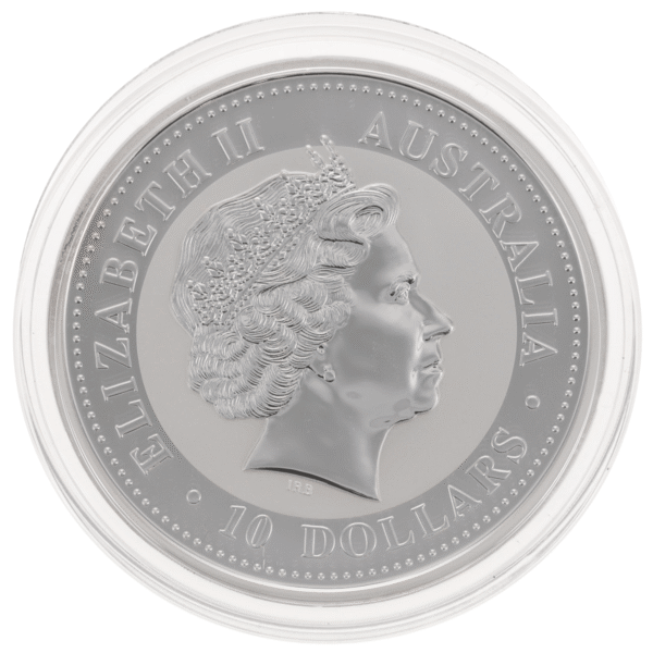 2000 10oz Perth Mint Silver Lunar Dragon Coin Series 1 silver lunar dragon