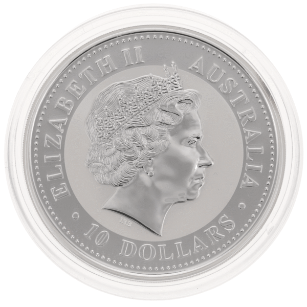 2003 10oz Perth Mint Silver Lunar Goat Coin Series 1 silver lunar goat