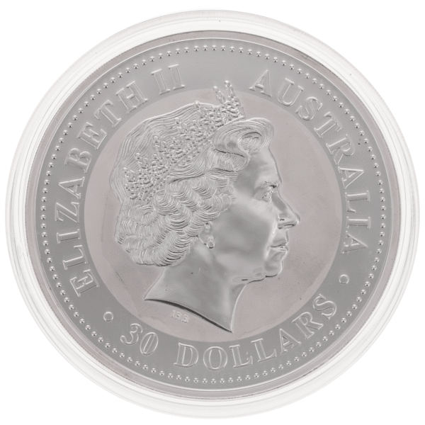 2002 1KG Perth Mint Silver Lunar Horse Coin Series 1 silver lunar horse