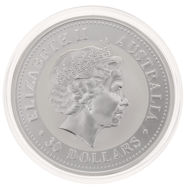 2000 1KG Perth Mint Silver Lunar Dragon Coin Series 1 silver lunar dragon