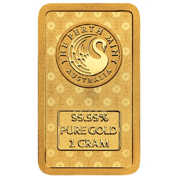 1g Perth Mint Lakshmi Gold Minted Bar Lakshmi