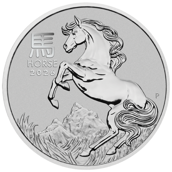 2026 1oz Perth Mint Platinum Lunar Horse Coin Series 3 2026 1oz Perth Mint Platinum Lunar Horse Coin Series 3