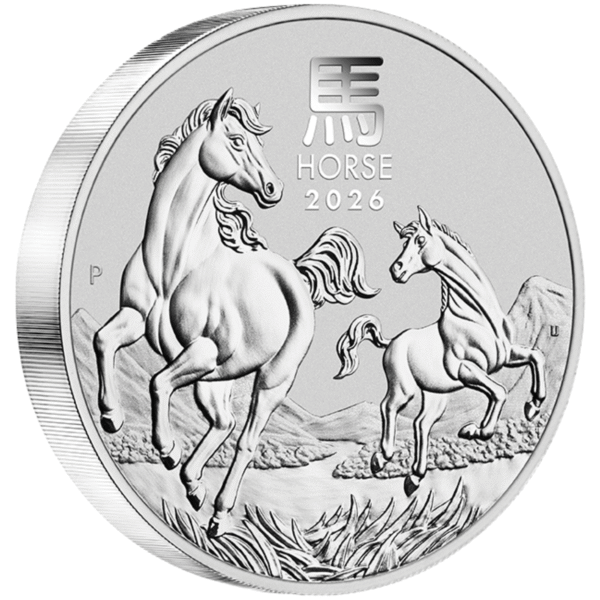 2026 1kg Perth Mint Silver Lunar Horse Coin Series 3 perth mint