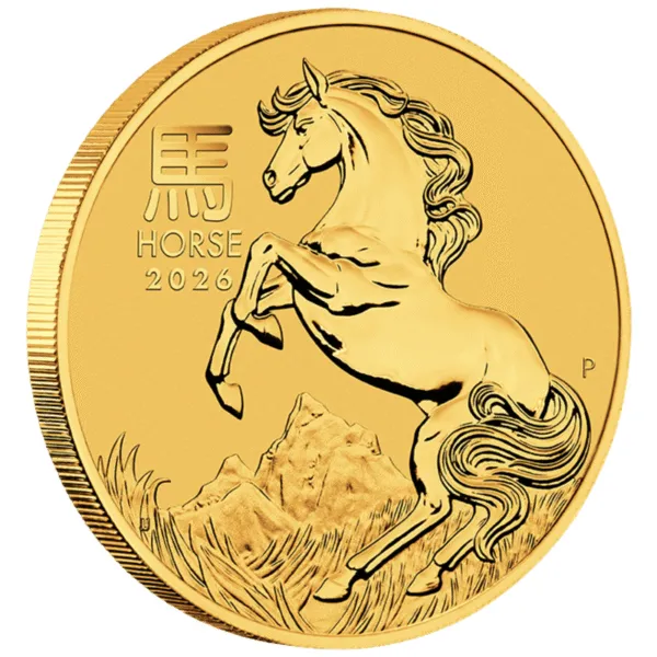2026 2oz Perth Mint Gold Lunar Horse Coin Series 3 2026 2oz Perth Mint Gold Lunar Horse Coin Series 3