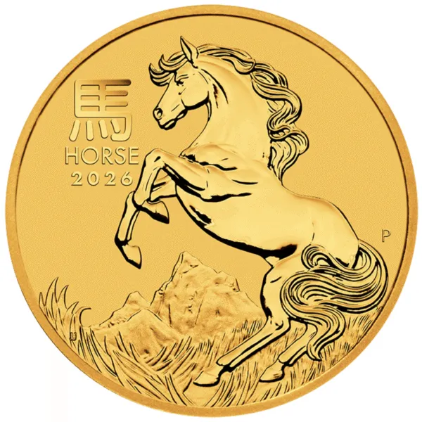 2026 2oz Perth Mint Gold Lunar Horse Coin Series 3 2026 2oz Perth Mint Gold Lunar Horse Coin Series 3