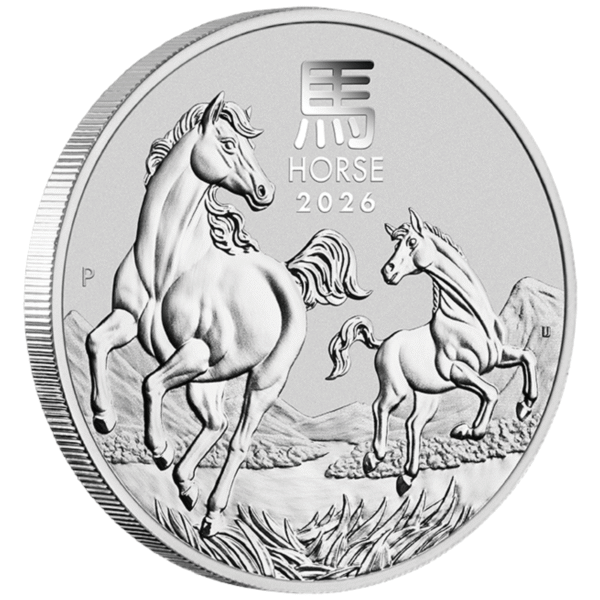2026 1/2oz Perth Mint Silver Lunar Horse Coin Series 3 2026 1/2oz Perth Mint Silver Lunar Horse