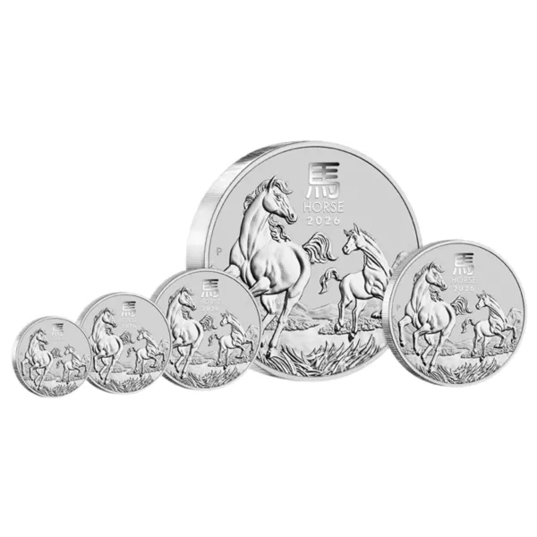 Series III - 2026 Year of the Horse - Silver 2026 1/2oz Perth Mint Silver Lunar Horse Coin Series 3 2026 1/2oz Perth Mint Silver Lunar Horse