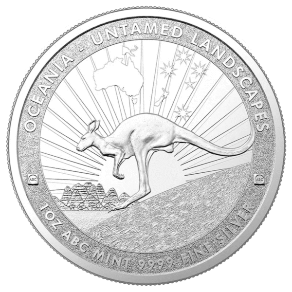 2024 1oz ABC Mint Silver Kangaroo Untamed Landscapes Series 2024 1oz ABC Mint Silver Kangaroo Untamed Landscapes Series