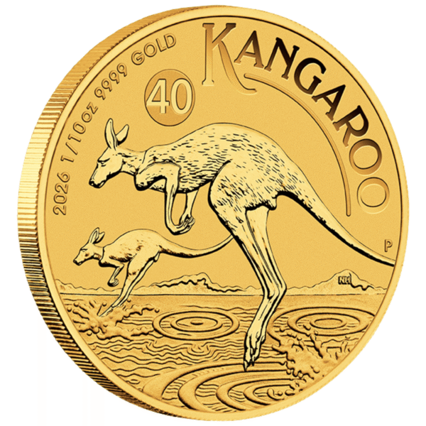 2026 1/10oz Perth Mint Gold Kangaroo Coin 2026 1/10oz Perth Mint Gold Kangaroo Coin