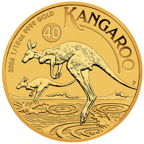 2026 1/10oz Perth Mint Gold Kangaroo Coin 2026 1/10oz Perth Mint Gold Kangaroo Coin