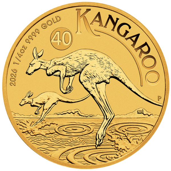 2026 1/4oz Perth Mint Gold Kangaroo Coin 2026 1/4oz Perth Mint Gold Kangaroo Coin