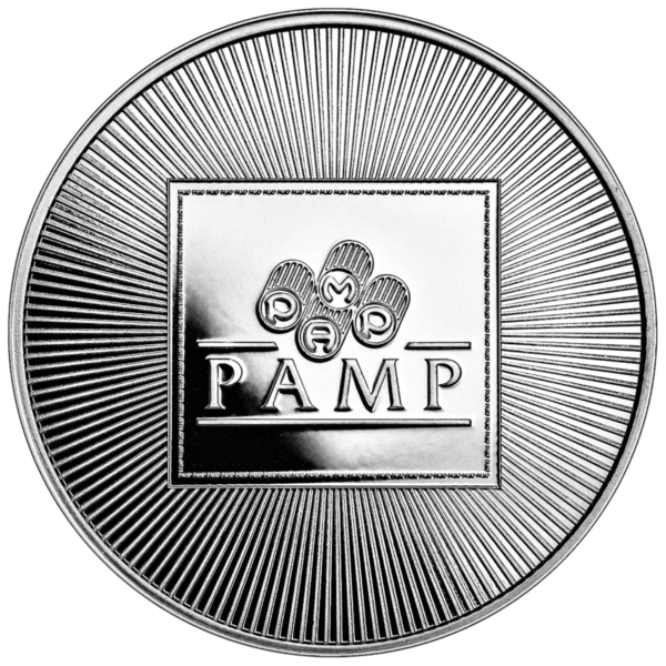 101875 - Obverse 1oz PAMP Silver Minted Round 1oz PAMP Silver Minted Round