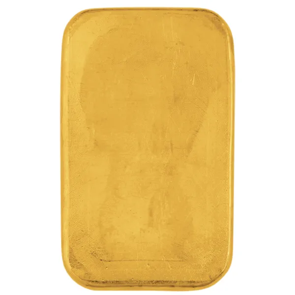 101880 - Back 100g Perth Mint Gold Cast Bar 100g Perth Mint Gold Cast Bar