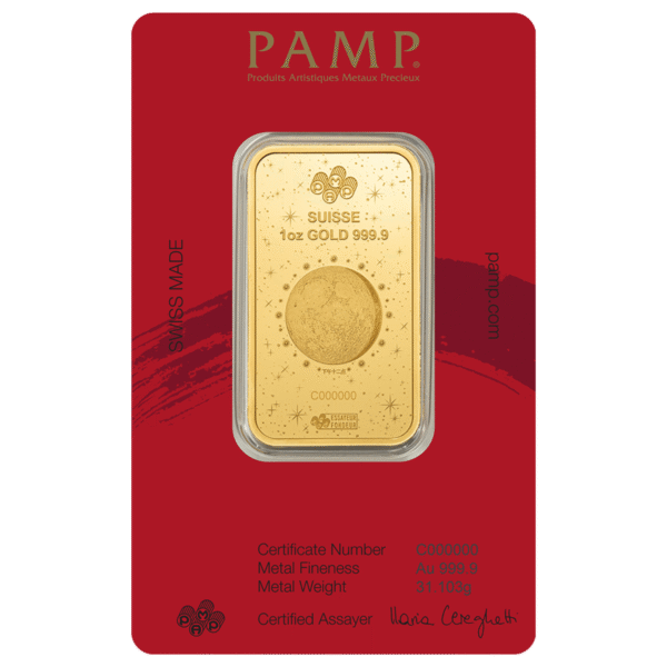 1oz gold (2) 2026 1oz PAMP Lunar Legend of the 1,000 Mile Horse Gold Minted Bar 2026 1oz PAMP Gold Lunar Horse Minted Bar