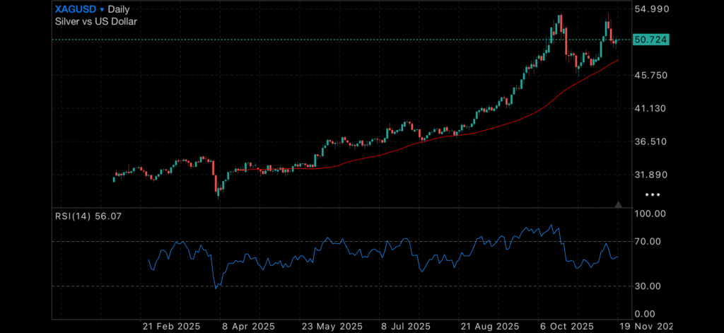 Silver Steals the Spotlight as Markets Power Through Shutdown Uncategorised Silver