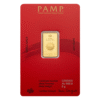 5g Gold 2026 5g PAMP Lunar Legend of the 1,000 Mile Horse Gold Minted Bar pamp