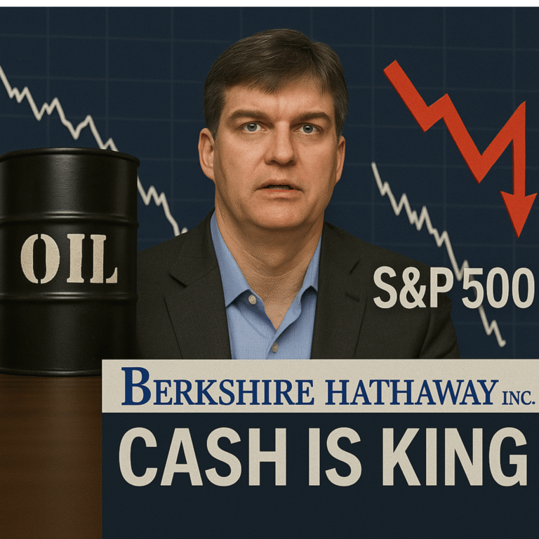 Oil and SP500 Drop, Michael Burry shuts Shop & Berkshire Hathaway still saying Cash is King Blog Categories Gold and silver prices