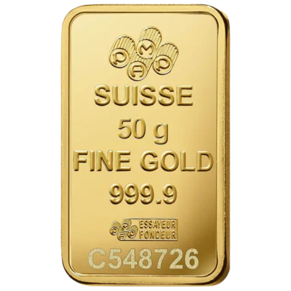 101885 - Reverse 50g PAMP Rosa Gold Minted Bar Pamp Rosa