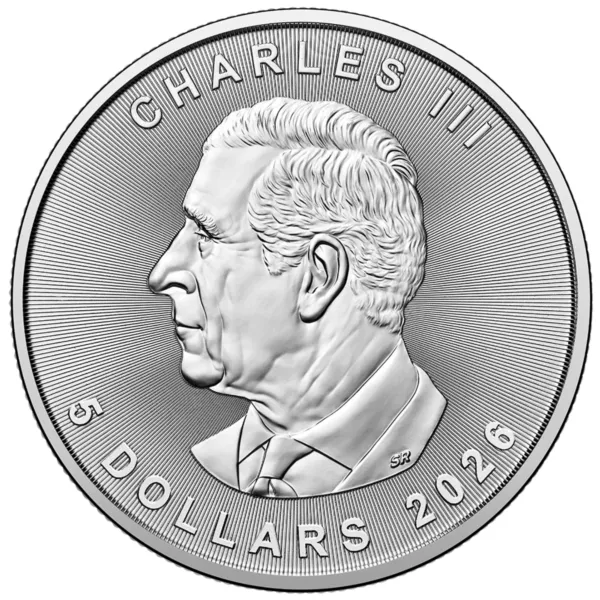 2026 1oz Candian Mint SIlver Maple Coin 2026 1oz SIlver Maple Coin
