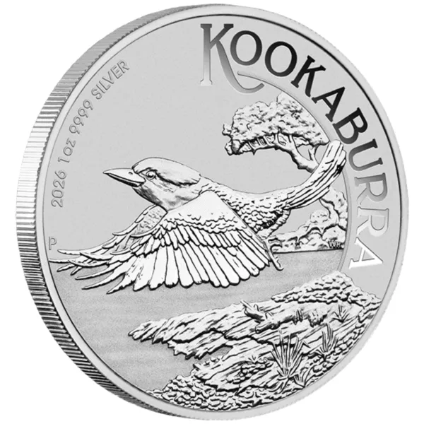 102030 - Edge 2026 1oz Perth Mint Silver Kookaburra Coin 2026 1oz Perth Mint Silver Kookaburra Coin