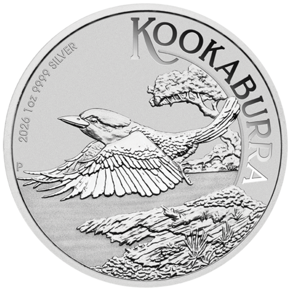 102030 - Main 2026 1oz Perth Mint Silver Kookaburra Coin 2026 1oz Perth Mint Silver Kookaburra Coin