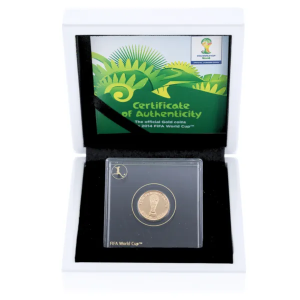 2014 Fifa World Cup Brazil Official Gold Coin 10 Reais 2014 fifa world cup