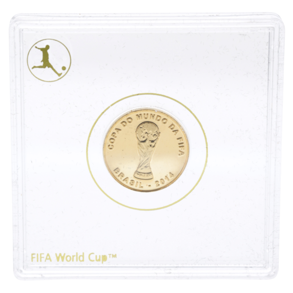 2014 Fifa World Cup Brazil Official Gold Coin 10 Reais 2014 fifa world cup