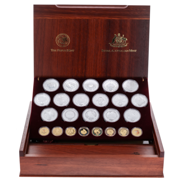 102049 - Box Open Sydney 2000 Olympic Gold / Silver Proof Millennium Coin Collection olympics