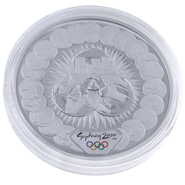 102049 - Broadcast Sydney 2000 Olympic Gold / Silver Proof Millennium Coin Collection olympics