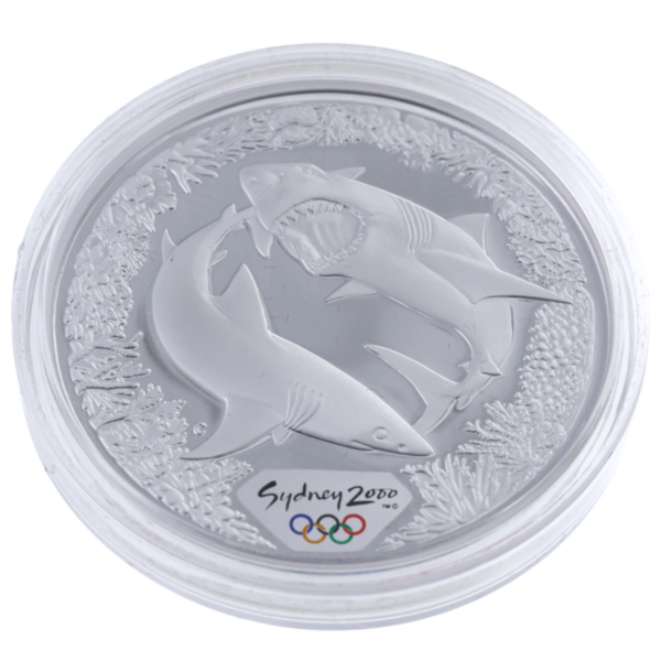 102049 - Shark Sydney 2000 Olympic Gold / Silver Proof Millennium Coin Collection olympics
